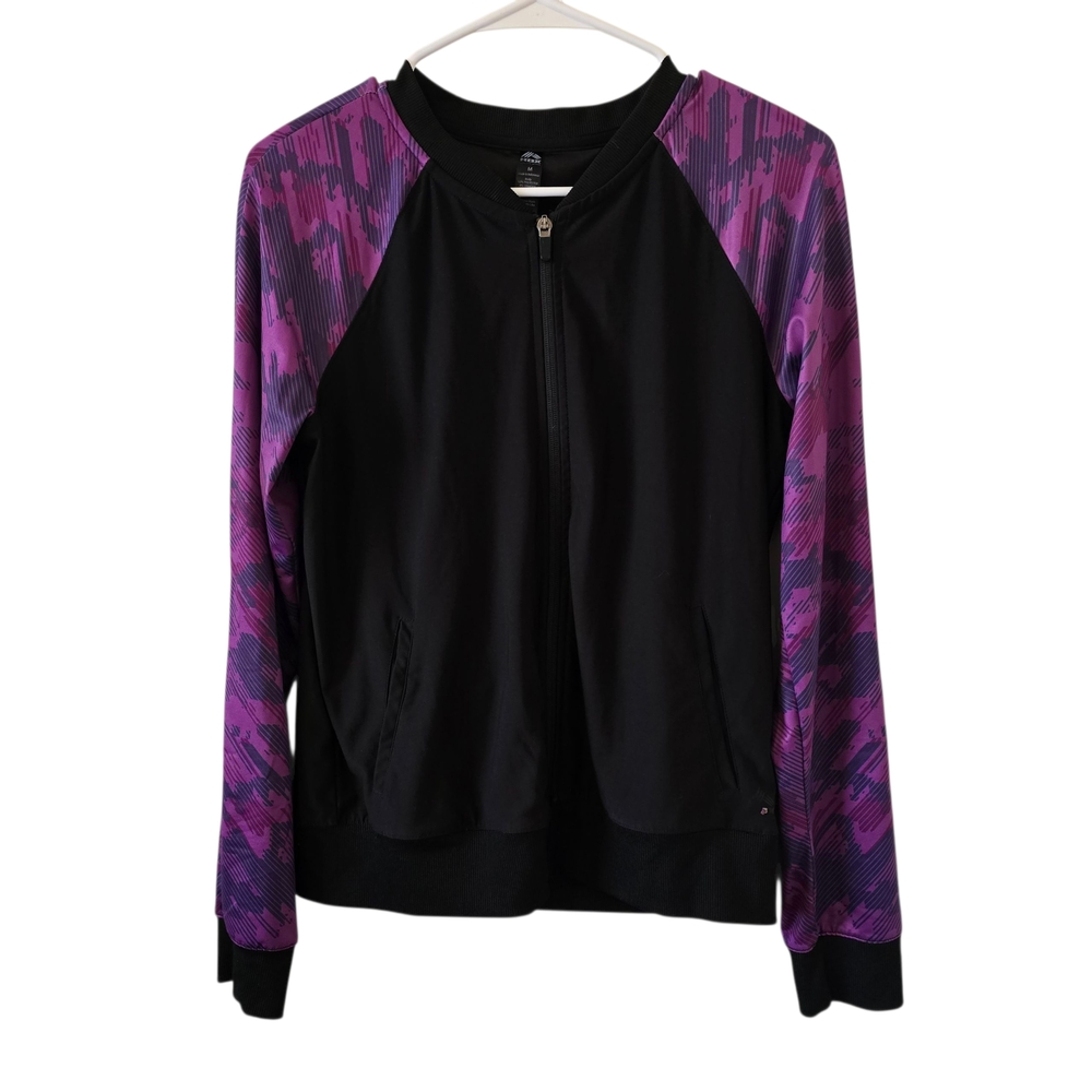 RBX Medium Black And Purple Track Jacket